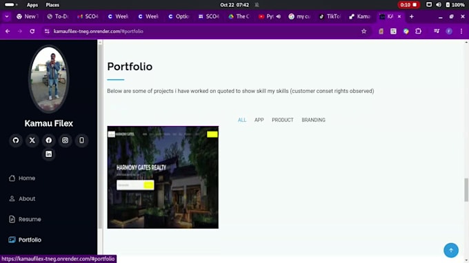 do  a professional mern stack web app with responsive design
