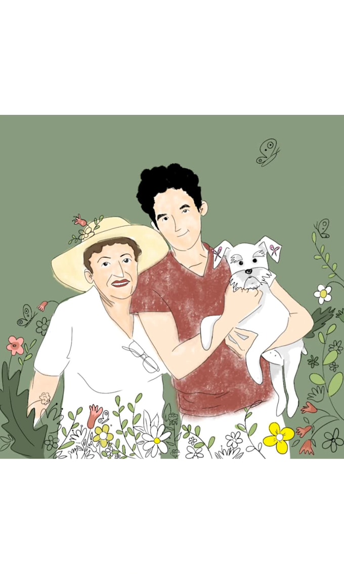 make personalized illustrations for you
