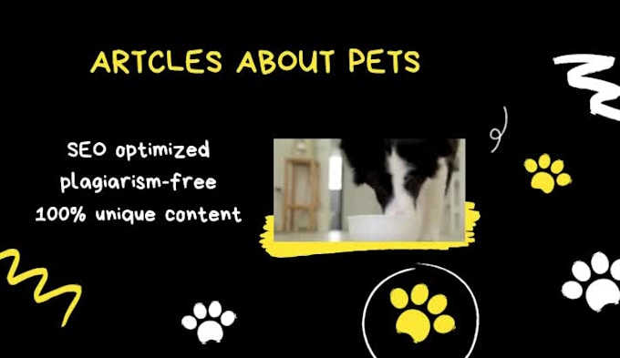 write professional articles about pets