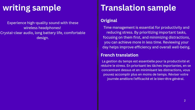write 5 professional product descriptions