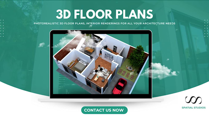 Create beautiful 3d floor plans and interior design by Spatial_studios ...