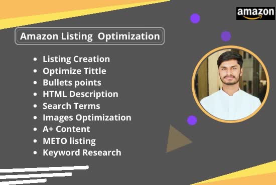 do amazon listing creation, optimization and product description