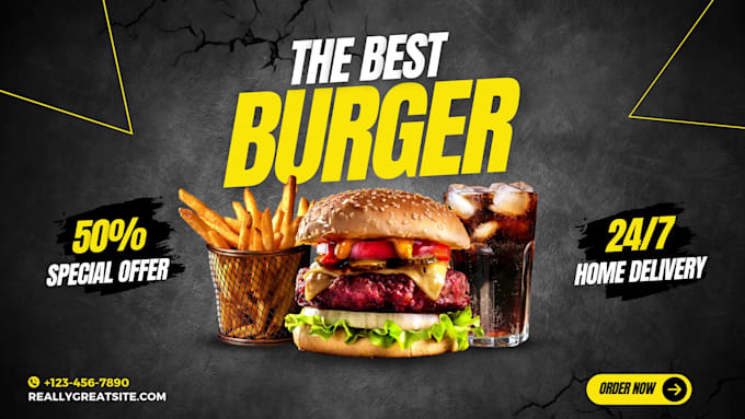 restaurant food menu design, digital and TV screen menu