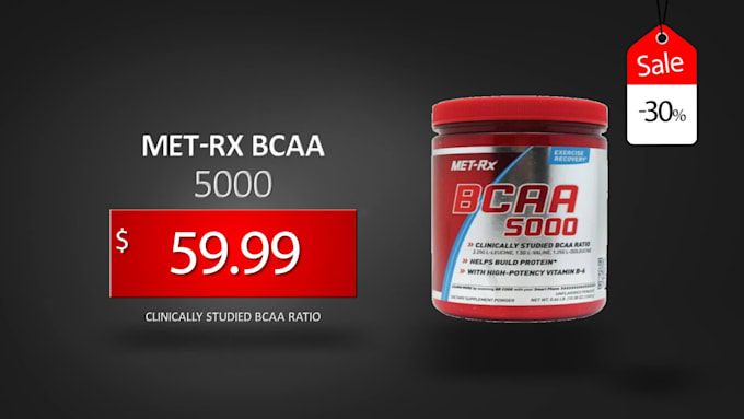 create nutrition supplement sale ad
