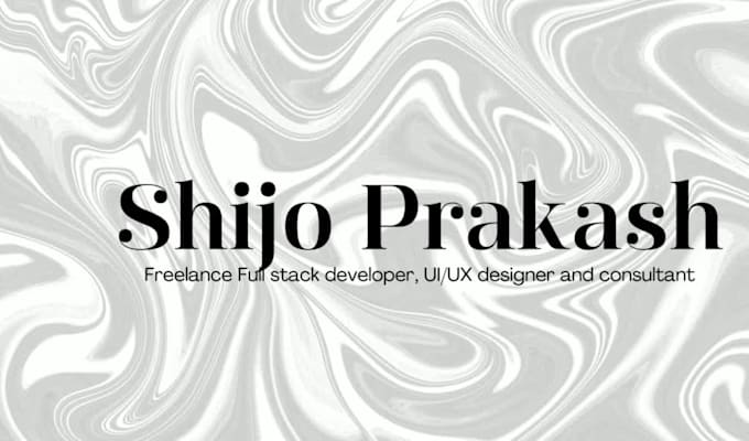 Freelance as a full stack developer, and ui ux designer by Shijoprakash ...