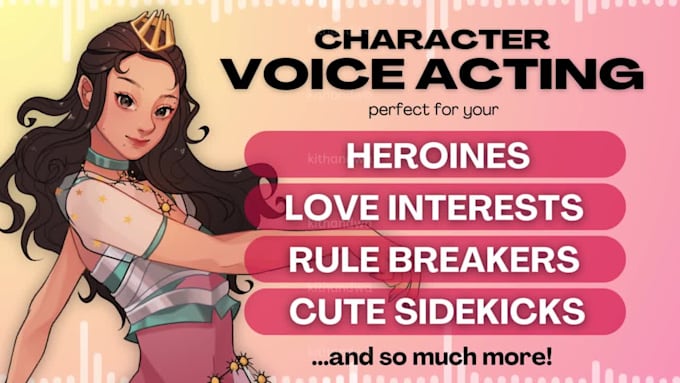 be your female voice actor