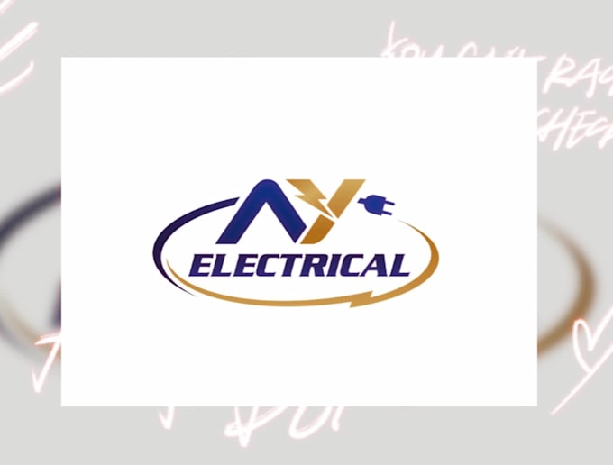 design a modern minimalist luxury electrical logo