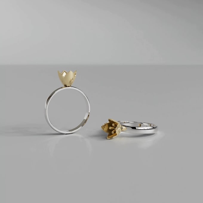 3d cad model any jewelry with lifelike renders