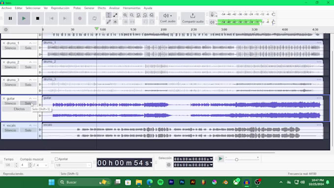 isolate tracks from a song with ai