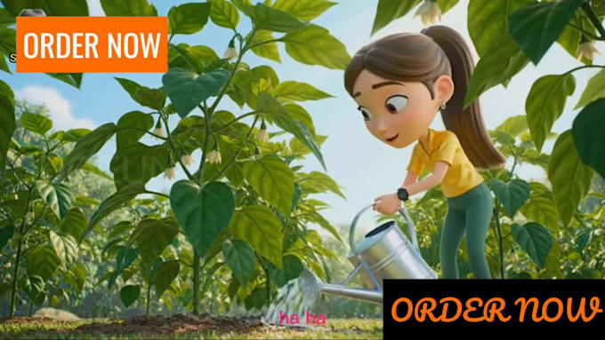 create stunning cartoon character, 3d animation in pixar style