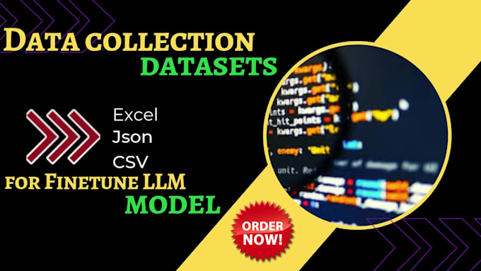 collect and clean your data to create dataset for llm
