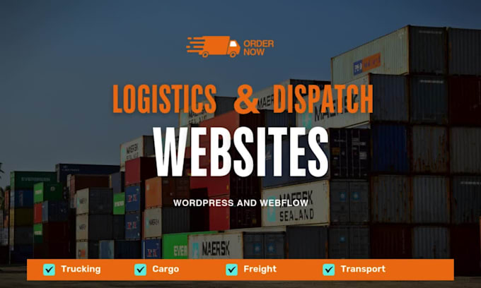 develop dispatch logistics trucking freight and shipping website