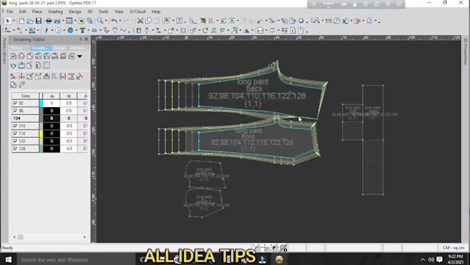 Garment Code Pattern Generator Make clothes patterns and graders for home tailor business by ...