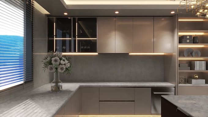 do interior design for any space and create video renders