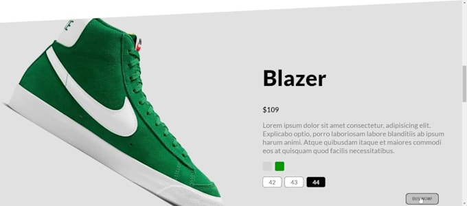 Create html css javascript sneaker store by Saadshafiqu | Fiverr
