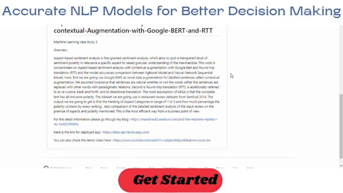 provide you solutions in natural language processing tasks