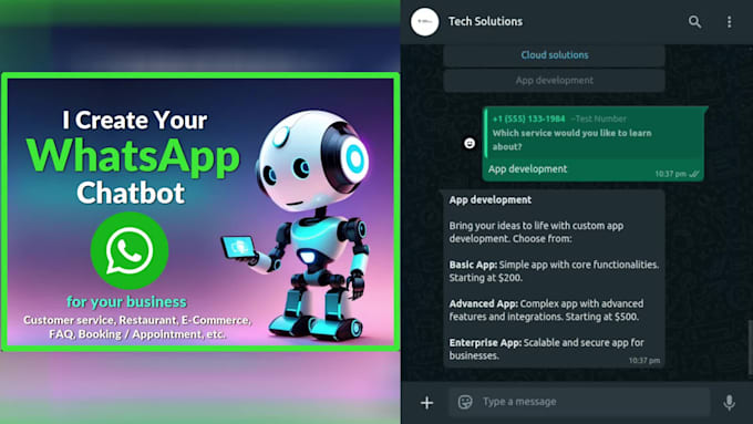 create your whatsapp chatbot for your business
