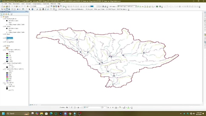 do precise watershed analysis and hydraulic modelling using arc swat