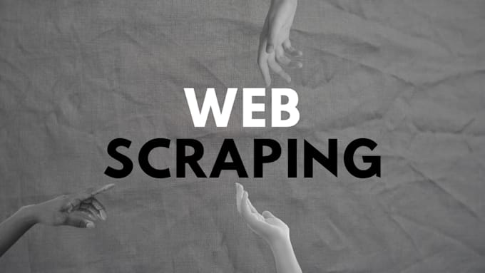 do data mining, scraping and extraction especially for ecommerce