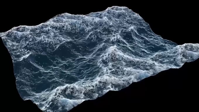 do 3d particles water fluid simulation liquid simulation vfx in houdini