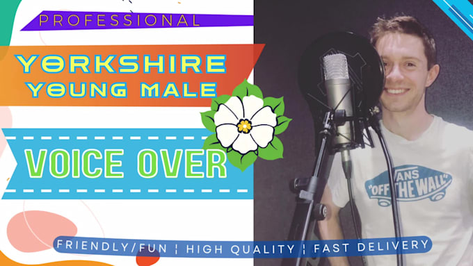 record a friendly, youthful yorkshire voice over
