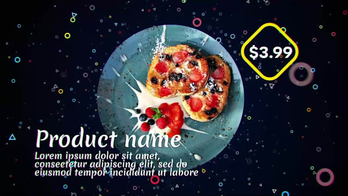 Create custom food or restaurant promo intro by Princehasnat | Fiverr