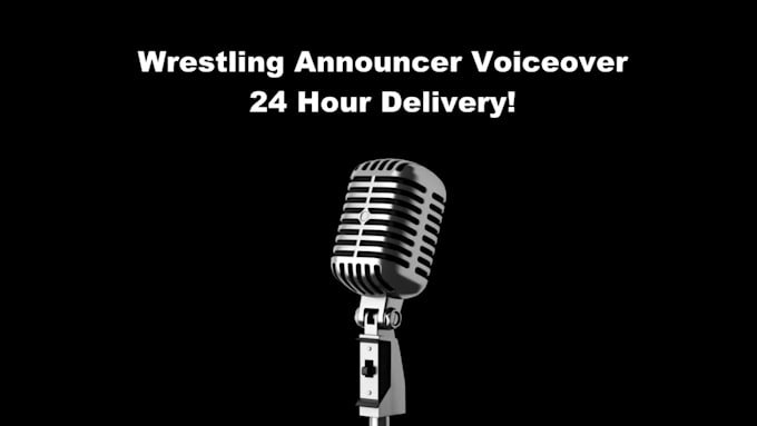 record anything as a wrestling announcer