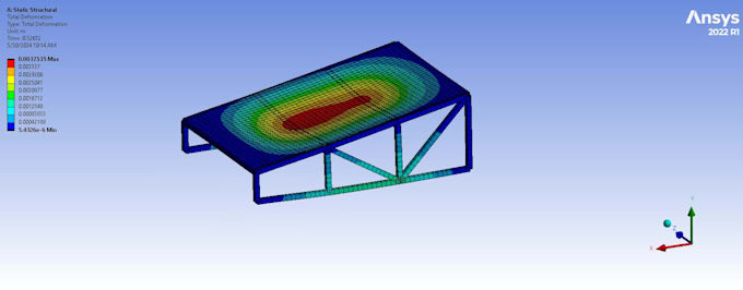 structural and thermal simulation using ansys and solidworks