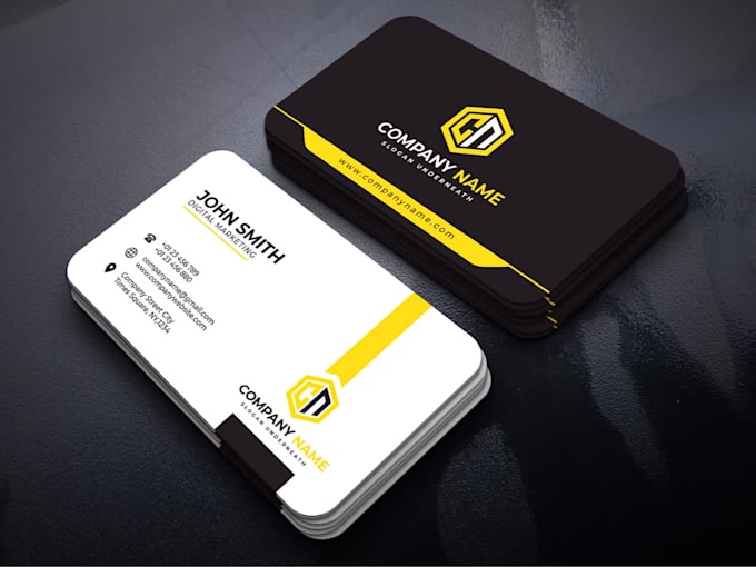 design minimalist and modern business card