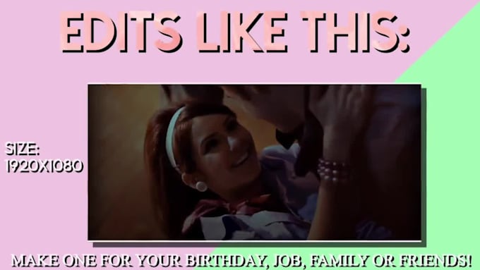 do custom video edit
