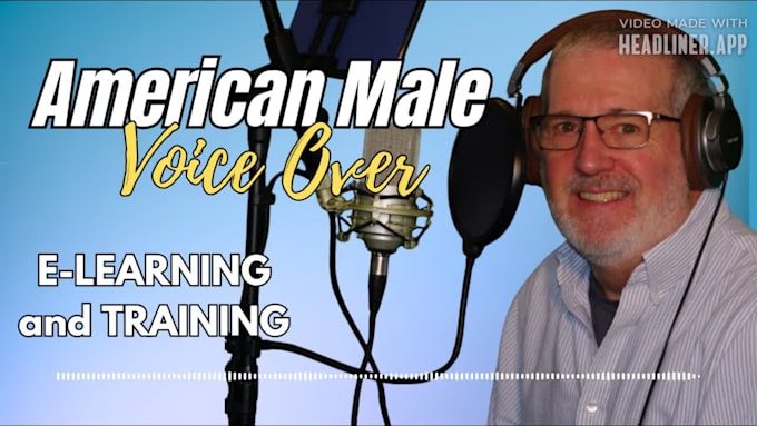 record an american accented elearning narration for you