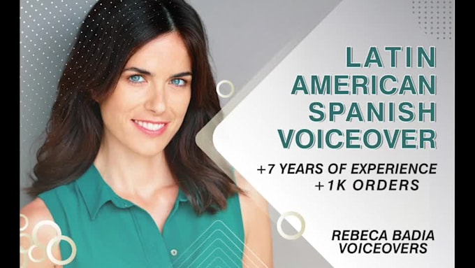 provide a professional latin american spanish voiceover