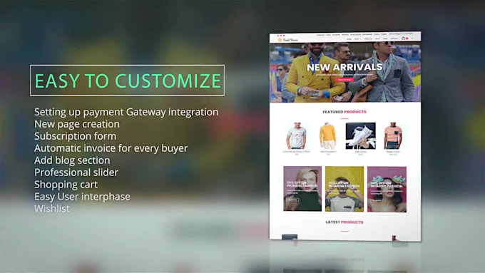 create ecommerce website using elementor