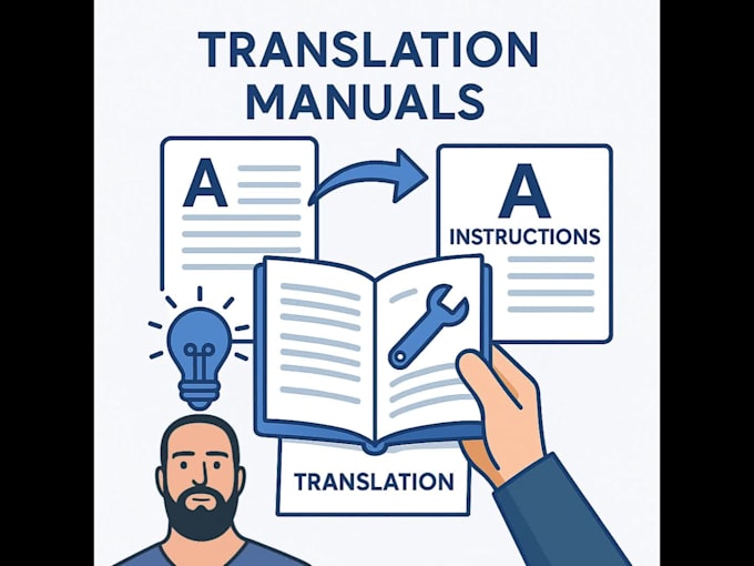 translate manuals for devices machinery products or software