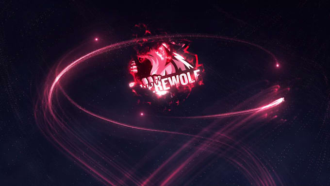 create amazing wolf logo reveal intro
