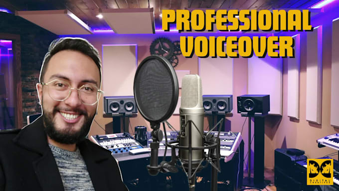 record in 24h a professional voice over in spanish