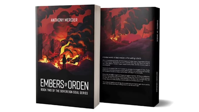 design fantasy book cover illustration for kdp