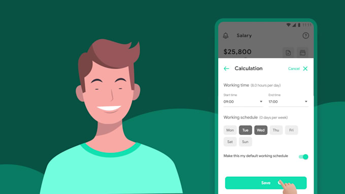 do stylish app and web promo video with motion graphics
