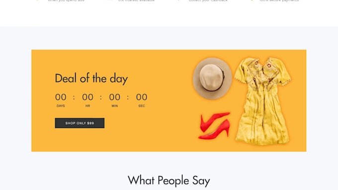 create a shopify ecommerce website