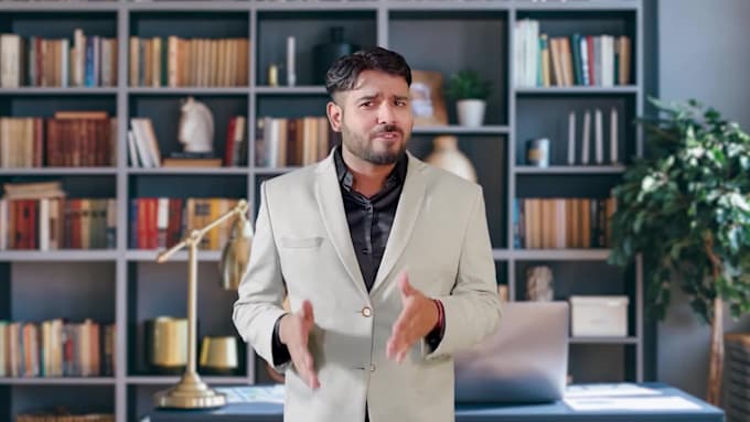 be your professional spokesperson in a HD video