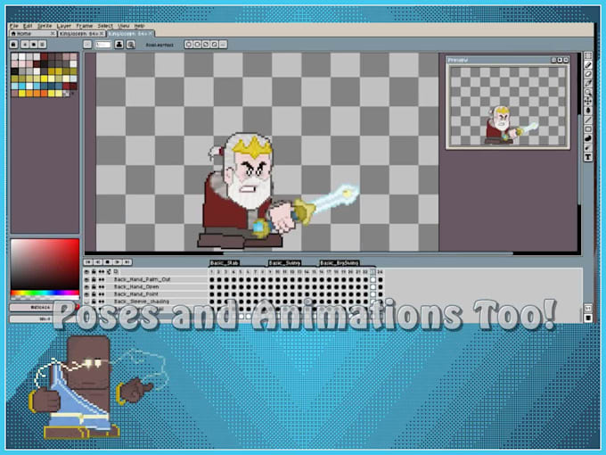 create a unique pixel art character just for you
