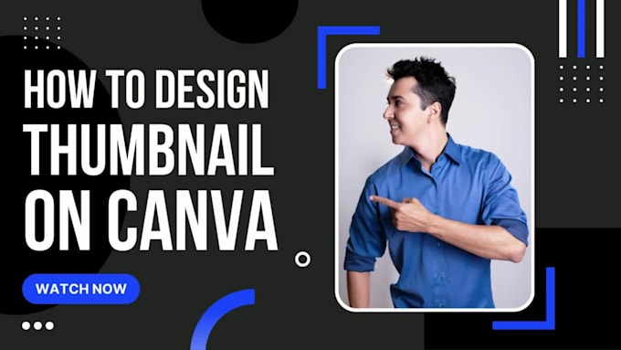 Design eye catching youtube thumbnail on canva by Nomairahassan | Fiverr