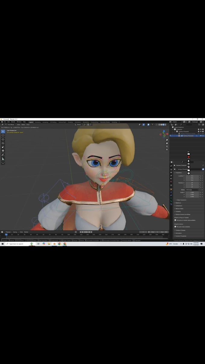 rig your characters in professional way using blender