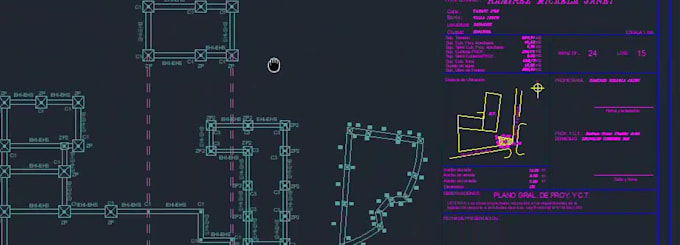 proyecto en 2d, autocad