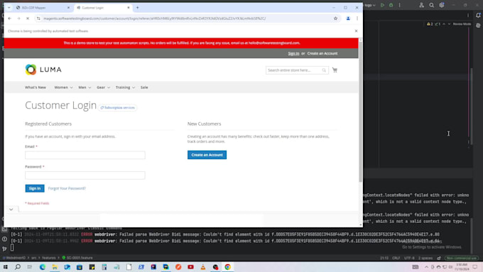do web automation testing with webdriverio, cucumber and allure report
