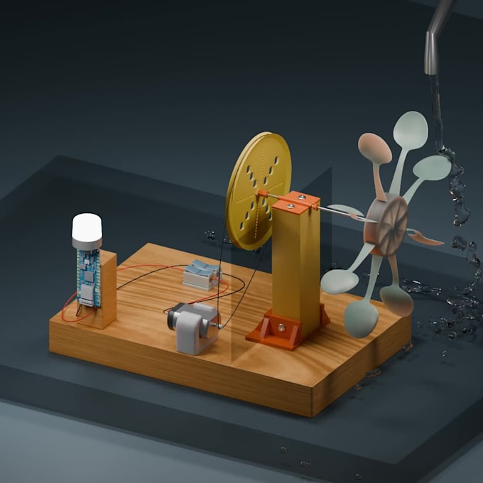 make 3d industrial machine design