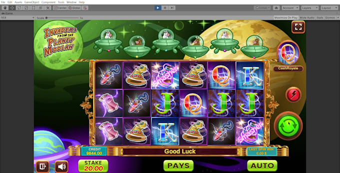 do slots game development, programing, user registration and dashboard