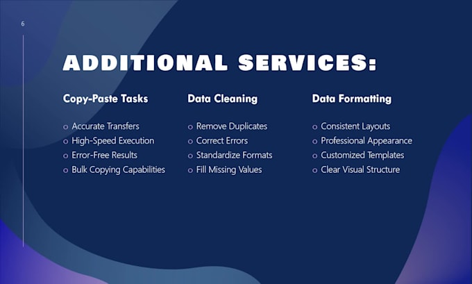 deliver meticulous and timely data entry solutions