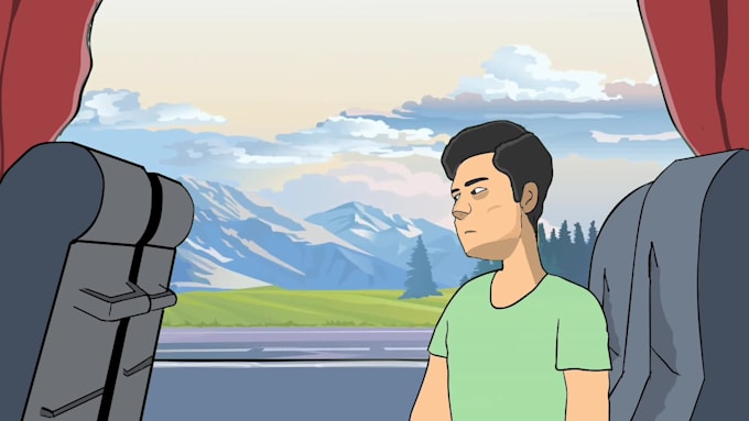 create 2d cartoon animation videos for you