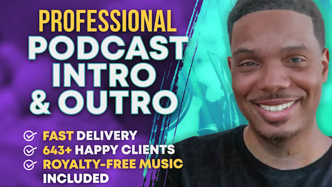 voice over and produce a podcast intro with music